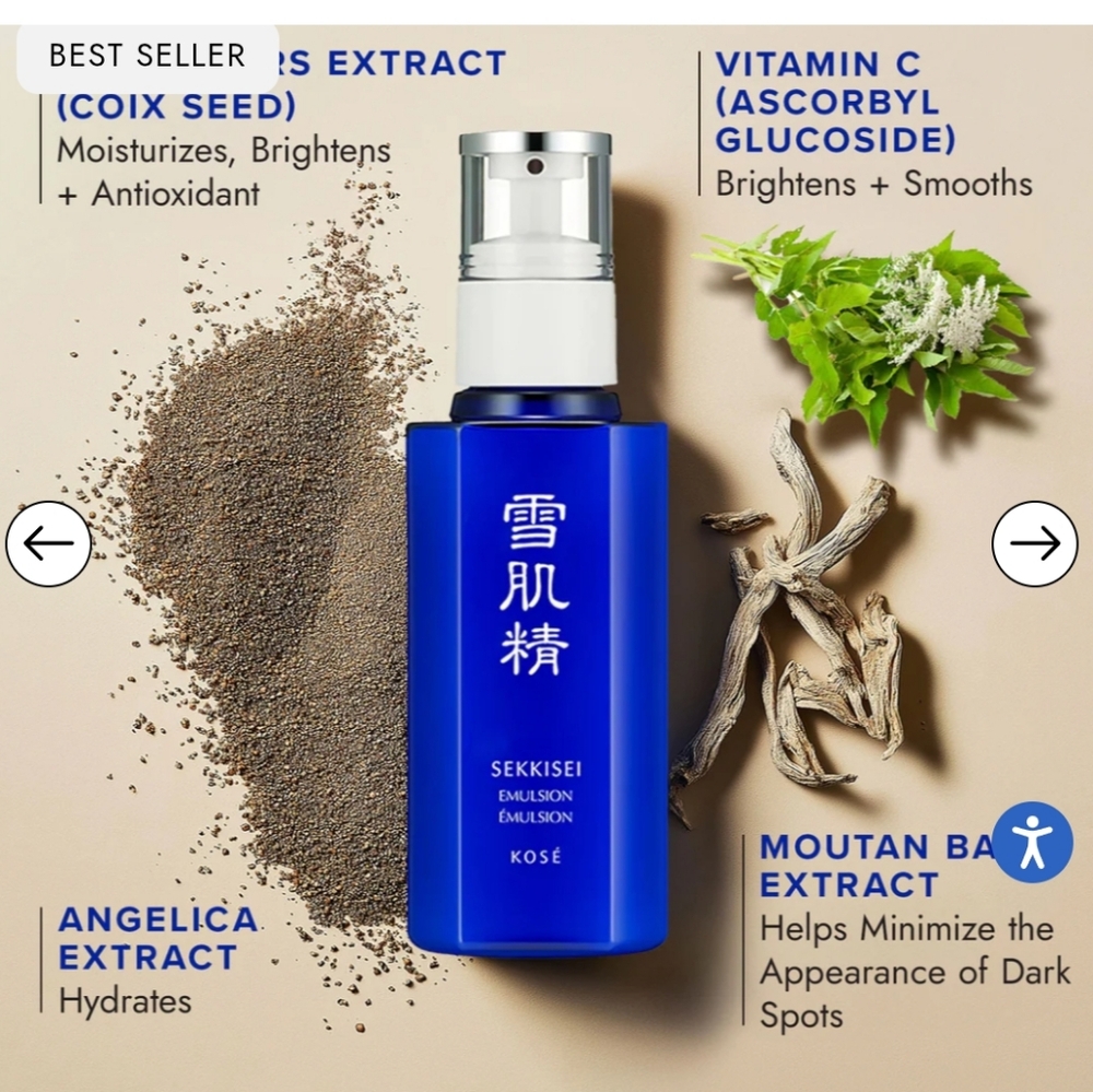 New! Sekkisei Emulsion - Japanese Skincare 70ml
